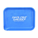 Santa Cruz Shredder Hemp Composite Rolling Tray in Blue - Compact and Biodegradable
