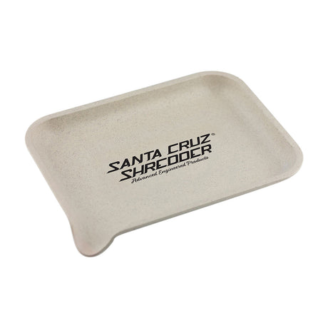Santa Cruz Shredder Hemp Rolling Tray with SCS Logo, Biodegradable and Portable, Top View