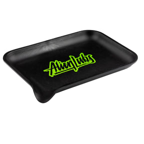 Santa Cruz Shredder X Alien Labs Small Hemp Rolling Tray in Black with Green Logo
