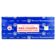 Satya Nag Champa Backflow Incense Cones 144 Bulk Pack, front view on white background