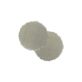 FLWR brand durable mesh pipe screens on white background, top view