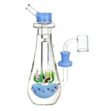 Seabed Shenanigans Glycerin Glass Dab Rig | 8.25" | 14mm F | Colors Vary