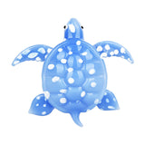 Eyce Serene Sea Turtle Glass Hand Pipe - 4 inch, Top View on White Background