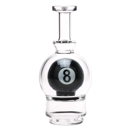 SeshGear 8-ball borosilicate glass vape attachment with hang tag, vaporizer sold separately