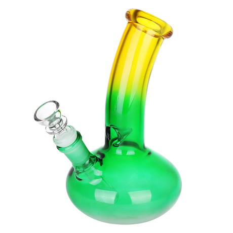 SeshGear 8 inch ombre bong set with 14mm female joints and a SeshGear hang tag on each piece