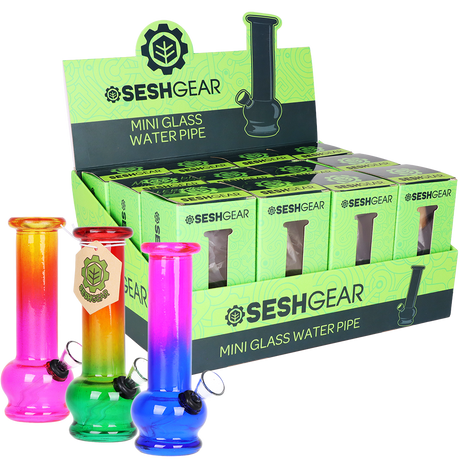 SeshGear Boxed Water Pipe | 5.75" | 12ct Display