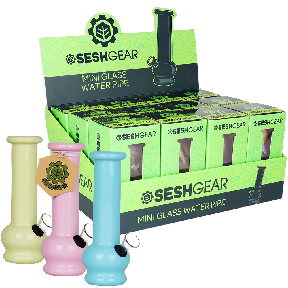 SeshGear Boxed Water Pipe | 5.75" | 12ct Display