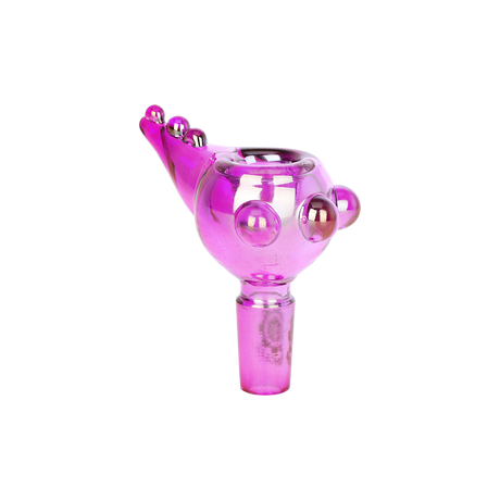 Chromatic dry herb slide from SeshGear with a frosted 14mm male joint, sold as a 9 count display