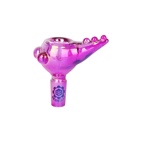 Pack of 14mm male SeshGear slides in three colors, three pink, three smoke, and three green pieces