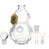 SeshGear Clear Vintage Gourd Glass Water Pipe | 8" | 14mm F