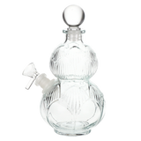 SeshGear Clear Vintage Gourd Glass Water Pipe | 8" | 14mm F