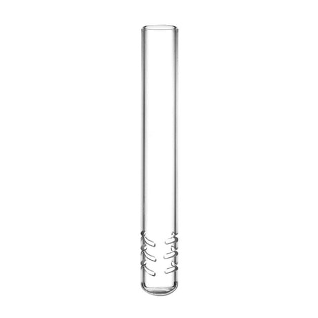 SeshGear Dabtron clear borosilicate glass downstem for electronic dab rigs, portable design