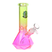 SeshGear Diamond Base Beaker Ombre Glass Water Pipe | 7.75" | 14mm F