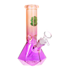 SeshGear Diamond Base Beaker Ombre Glass Water Pipe | 7.75" | 14mm F