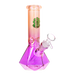 SeshGear Diamond Base Beaker Ombre Glass Water Pipe | 7.75" | 14mm F