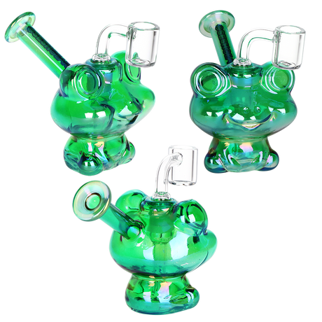 SeshGear Electro Frog Glass Dab Rig | 4.5" | 14mm F | Colors Vary
