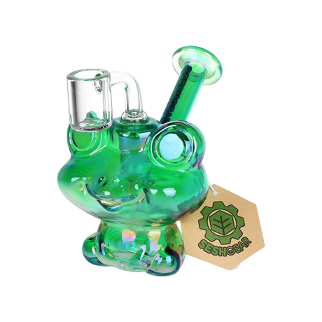 SeshGear Electro Frog Glass Dab Rig | 4.5" | 14mm F | Colors Vary