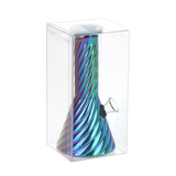 SeshGear Glass Mini Water Pipe | 6" | Grommet | Assorted Styles | 6ct Display