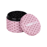 SeshGear 4-piece grinder with sifting screen, pollen catch chamber and included scraper tool, 6-pack