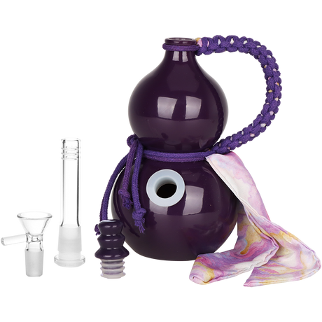 SeshGear Gourd Glass Water Pipe | 7.75" | 14mm F | Colors Vary