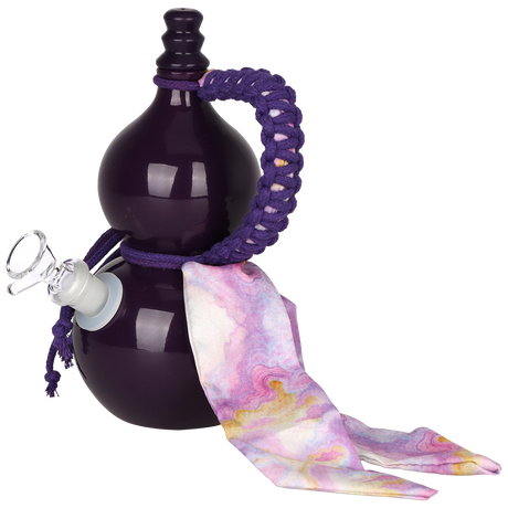 SeshGear Gourd Glass Water Pipe | 7.75" | 14mm F | Colors Vary