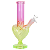SeshGear 9.5 inch borosilicate water pipe with a straight neck and a 3-pinch ice catcher for cooler hits
