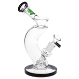 SeshGear Hip Check Curved Glass Water Pipe | 7.75" | 14mm F