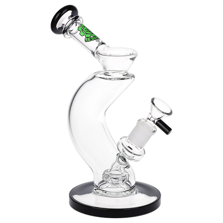 SeshGear Hip Check Curved Glass Water Pipe | 7.75" | 14mm F