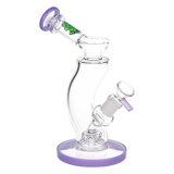 SeshGear Hip Check Curved Glass Water Pipe | 7.75" | 14mm F
