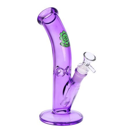 SeshGear Lean Back Bent Tube Colored Glass Water Pipe | 9" | 14mm F