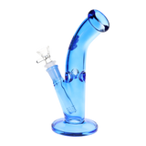 SeshGear Lean Back Bent Tube Colored Glass Water Pipe | 9" | 14mm F