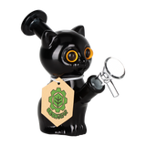 SeshGear Mesmerizing Kitty Glass Water Pipe | 4.75" | 14mm F | Assorted Colors | 2pc Set