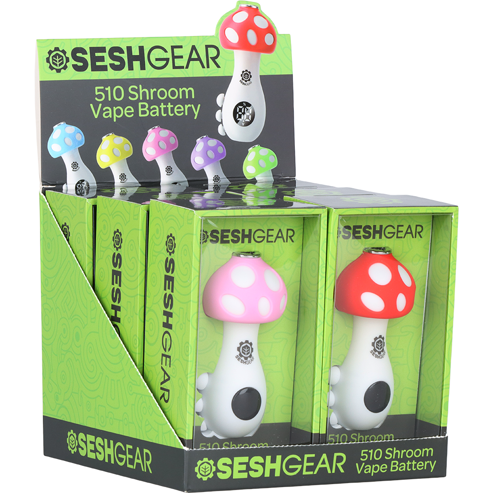 SeshGear Mushroom 510 Vape Battery | 550mAh