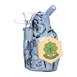 SeshGear Nocturnal Nightmare Glass Water Pipe | 4.5" | 14mm F | Assorted Colors | 4ct Bundle