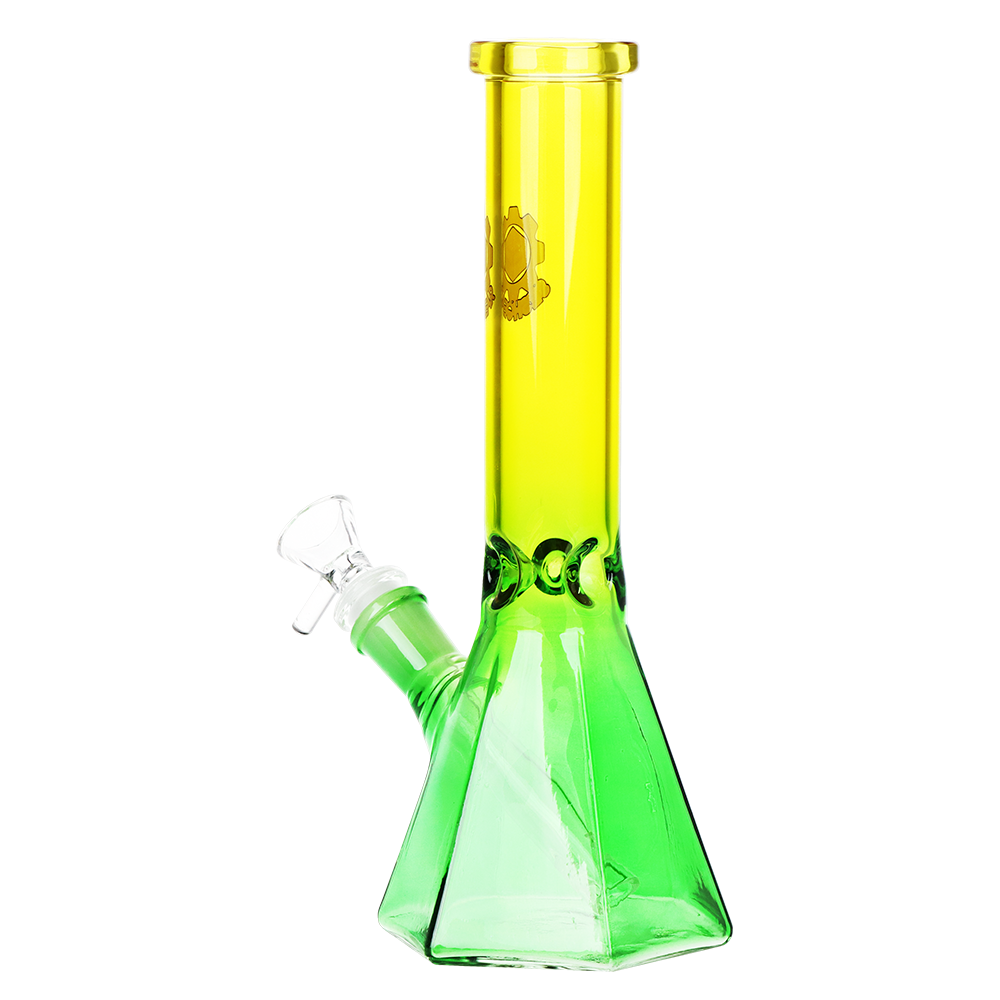 SeshGear Prismatic Bliss Ombre Glass Water Pipe | 10" | 14mm F