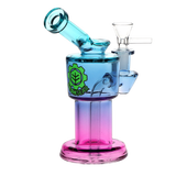 SeshGear Roboto Ombre Glass Water Pipe | 5.25" | 10mm F