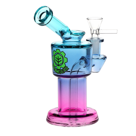 SeshGear Roboto Ombre Glass Water Pipe | 5.25" | 10mm F