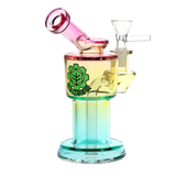 SeshGear Roboto Ombre Glass Water Pipe | 5.25" | 10mm F
