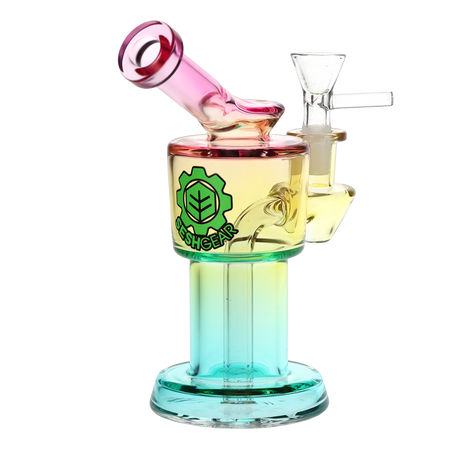 SeshGear Roboto Ombre Glass Water Pipe | 5.25" | 10mm F