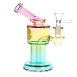 SeshGear Roboto Ombre Glass Water Pipe | 5.25" | 10mm F