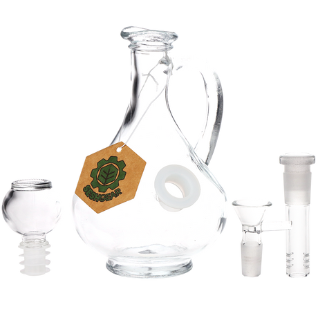 SeshGear Rounded Vintage Glass Water Pipe | 7.75" | 14mm F