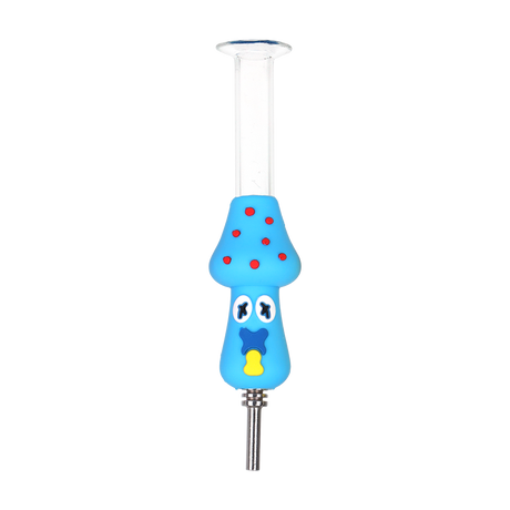 Silicone dab straws in pink, blue, red, green and yellow from the SeshGear Shocked Shrooms 6 pack
