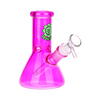 SeshGear Shorty Beaker Color Glass Water Pipe | 5.75" | 14mm F
