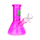 SeshGear Shorty Beaker Color Glass Water Pipe | 5.75" | 14mm F