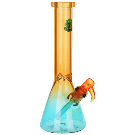 Seshgear Straight Up Beaker Glass Water Pipe | 13.75" | 14mm F | Assorted Colors | 3ct Bundle