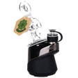 SeshGear Swiss Donut Puffco Peak attachment 4.5 inch, a clear borosilicate glass vaporizer attachment