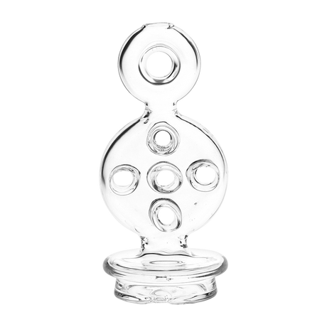 SeshGear Swiss style glass attachment with a donut mouthpiece, a replacement piece for the Puffco Peak Pro
