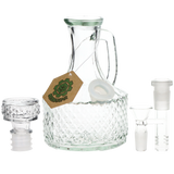 SeshGear Textured Vintage Glass Water Pipe | 6.5" | 14mm F