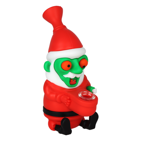 Novelty silicone water pipe from SeshGear with a logo hang tag, 5.75 inches tall, sold as a 3-pack