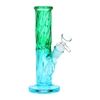 SeshGear Twist Ombre Straight Tube Glass Water Pipe | 7.75" | 14mm F